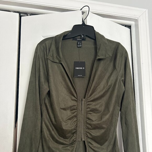 olive green shirt - Picture 1 of 3